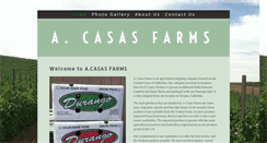 Desktop Screenshot of acasasfarms.com